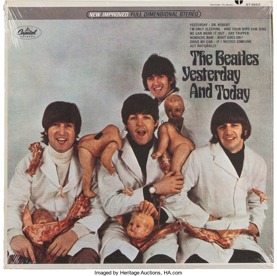 Music Memorabilia:Recordings, Beatles Yesterday And Today Sealed First State Stereo"Butcher Cover" LP in GEM MINT 10 Condition (Capitol, 1966)...