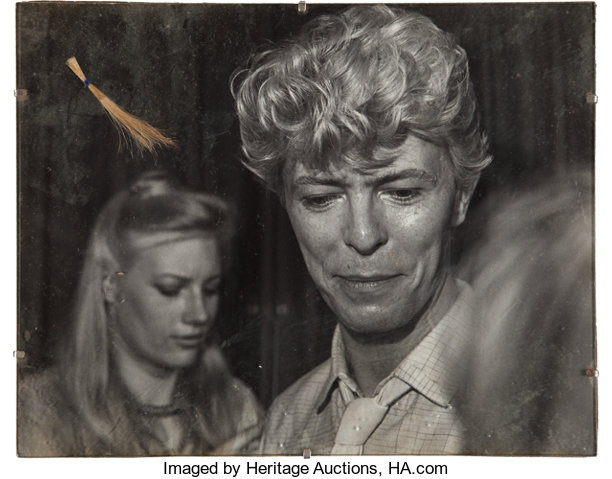 Music Memorabilia:Memorabilia, A David Bowie Small Lock of Hair, 1983....